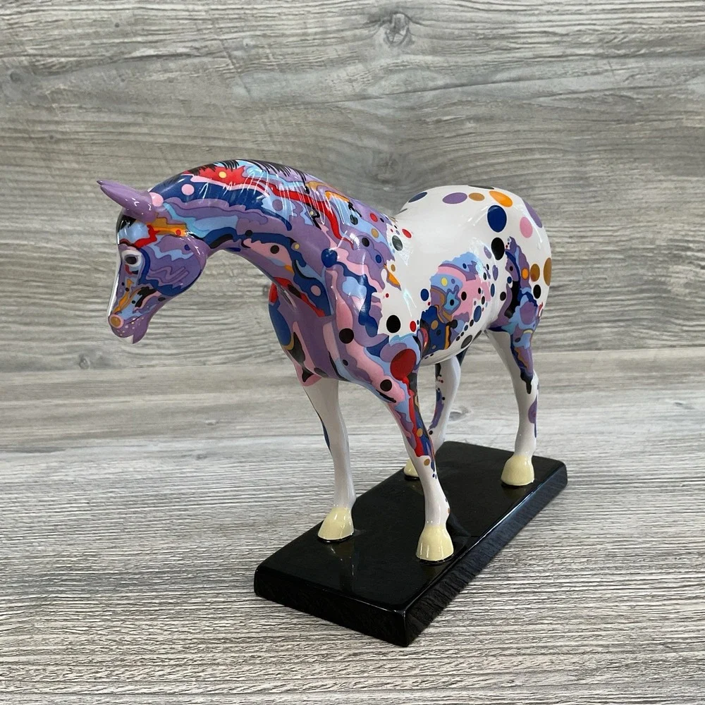 Trail of Painted Ponies Mosaic Appaloosa Pony 1E/6080 w/ Box 2003